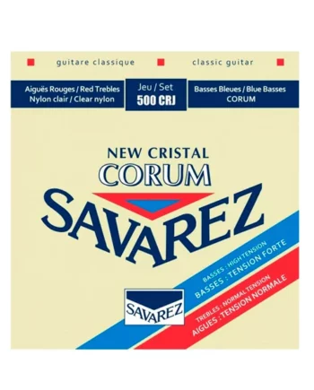 Encordadura Savares "New Cristal Corum" Para Guitarra Clasica (Tensión Mixta)